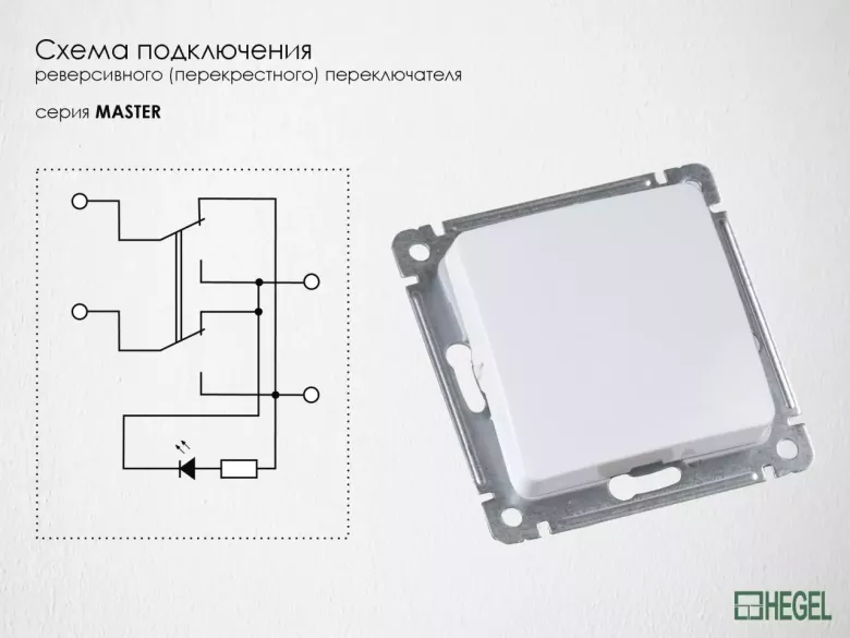 Hegel серия «master» с/у рамки механизмы розеток и выключателей для дома белые