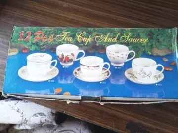 набор чайной посуды (Китайский фарфор), чашки чайные с блюдцами