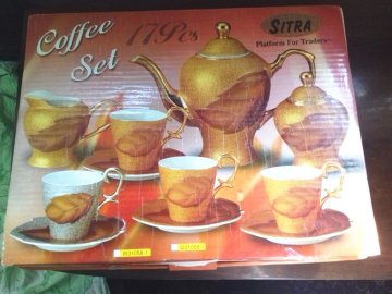 Кофейный сервиз новый в упаковке фирмы Sitra