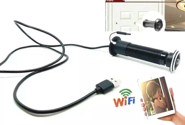 Wifi дверной глазок камера 4k качество, новый