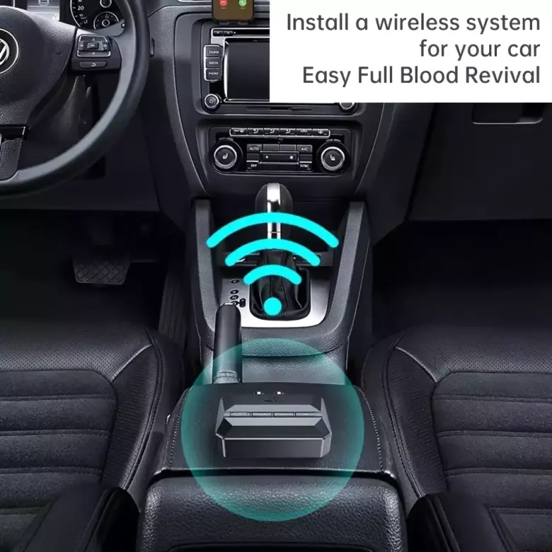 Беспроводной аудио-адаптер Bluetooth 5.3/Micro SD/USB - в аналоговый