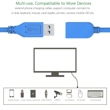 Удлинительный кабель USB 3.0 высокоскоростной