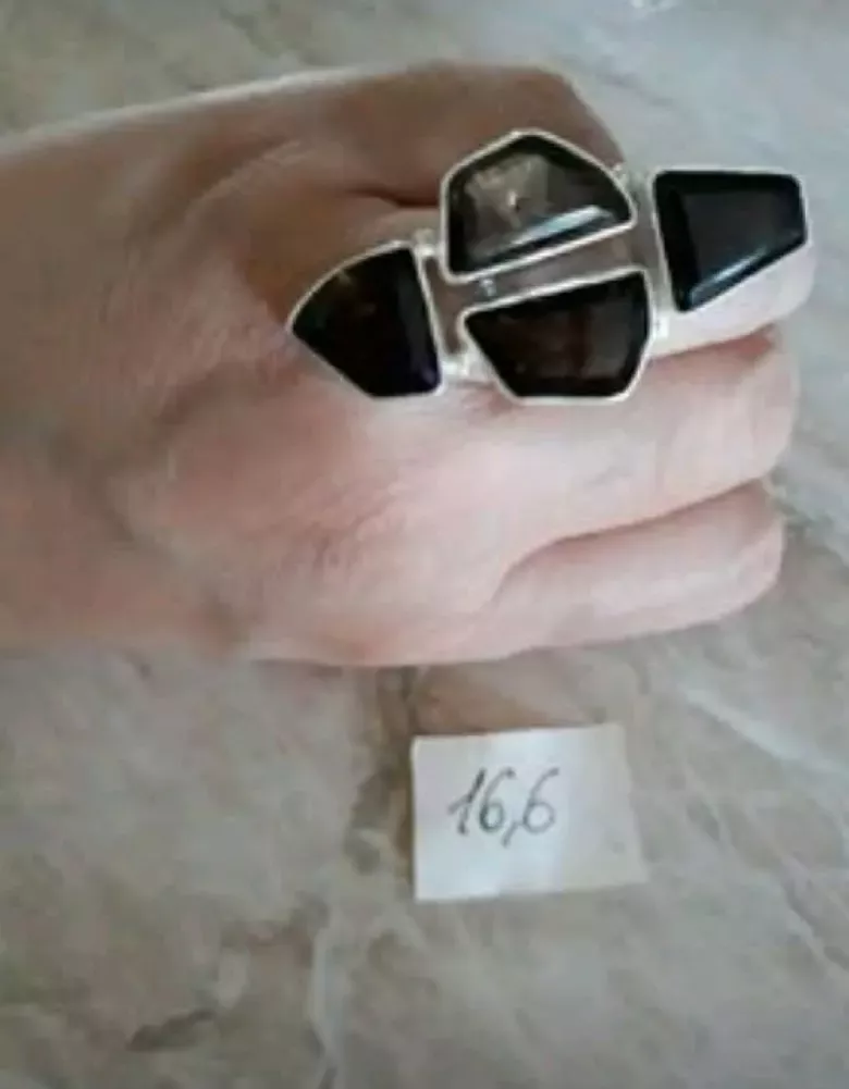 Кольца серебро 925 пробы с натуральными топазами из тайланда — 5/5