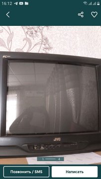 Телевизор JVC цветной рабочий б.у.,не ремонтировался,Япония.