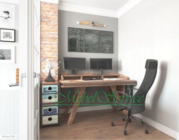 Рабочие столы для дома и офиса на заказ в современном стиле.