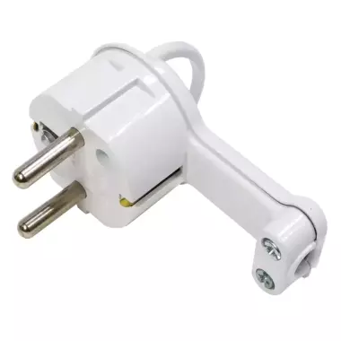 Вилка с розеткой 2p+e 16a, 250v, тимех польша