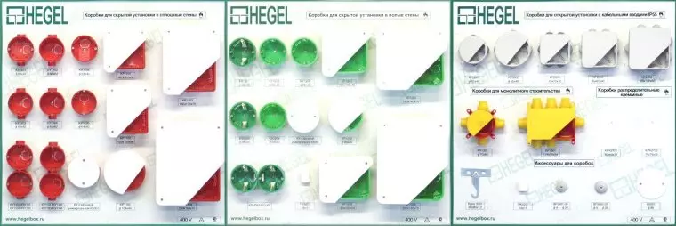 Разветвительные коробки кр-1105 hegel круглая 104 x 40 мм