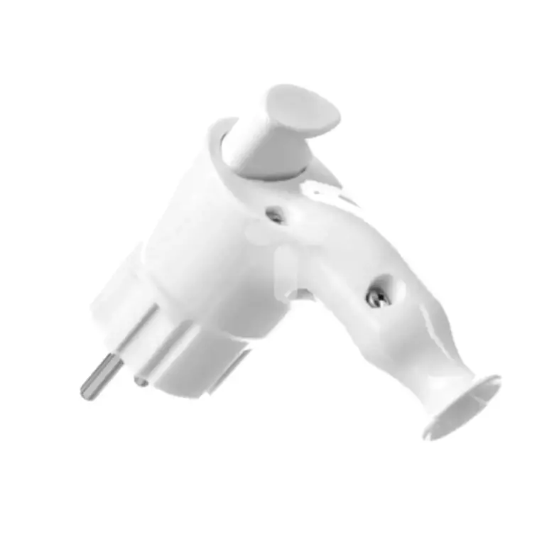Вилка с розеткой 2p+e 16a, 250v, тимех польша