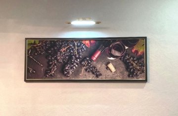 “Вино и виноград”. Современная картина(постер) Холст(Эксклюзив, не Китай)