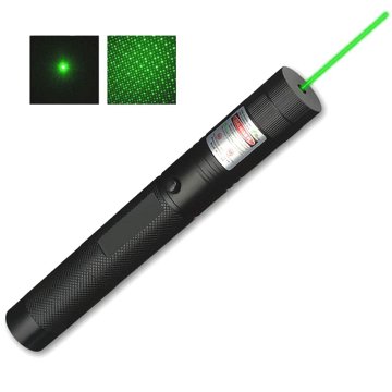 Зеленый лазерный указатель с регулируемым фокусом