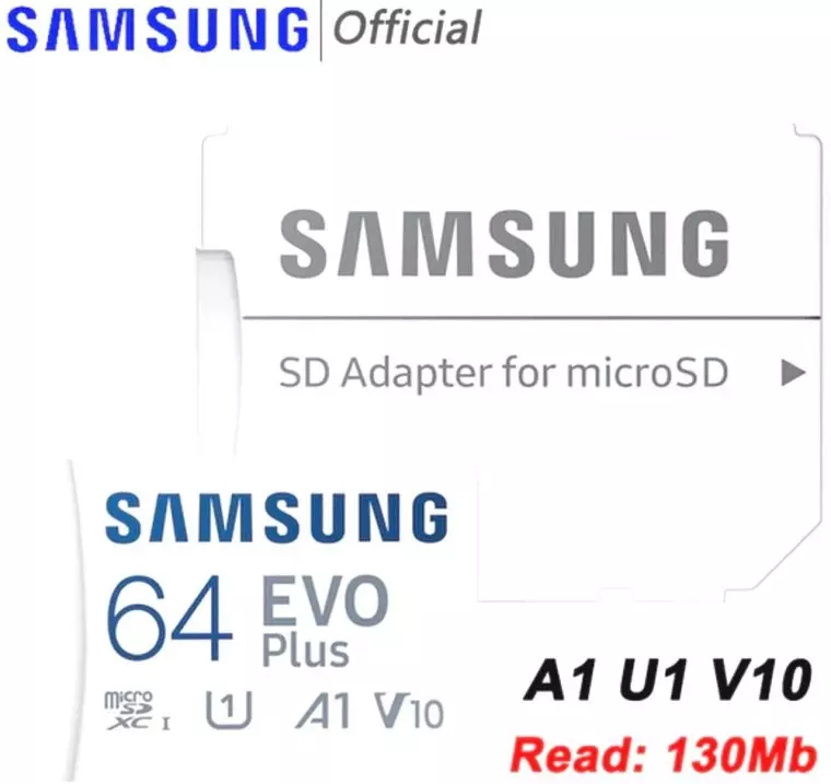MicroSD сlass 10, u3, a2, v30 64-128gb