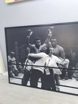 Ретро картина из серии "Великие боксёры"(номер 002)для интерьеров(спортзала,баров,школ)