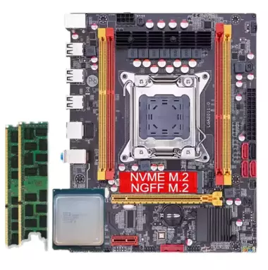 Игровая материнская плата и процессор X79, CPU E5 2640 v2, ОЗУ 12GB