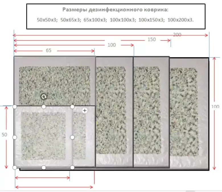 Дезинфекционные коврики, маты