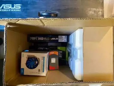 Игровой Компьютер и Монитор Ryzen 5 5600, EVGA RTX 2060 Super, RAM16gb
