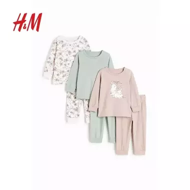 Пижама детская 3 шт H&M