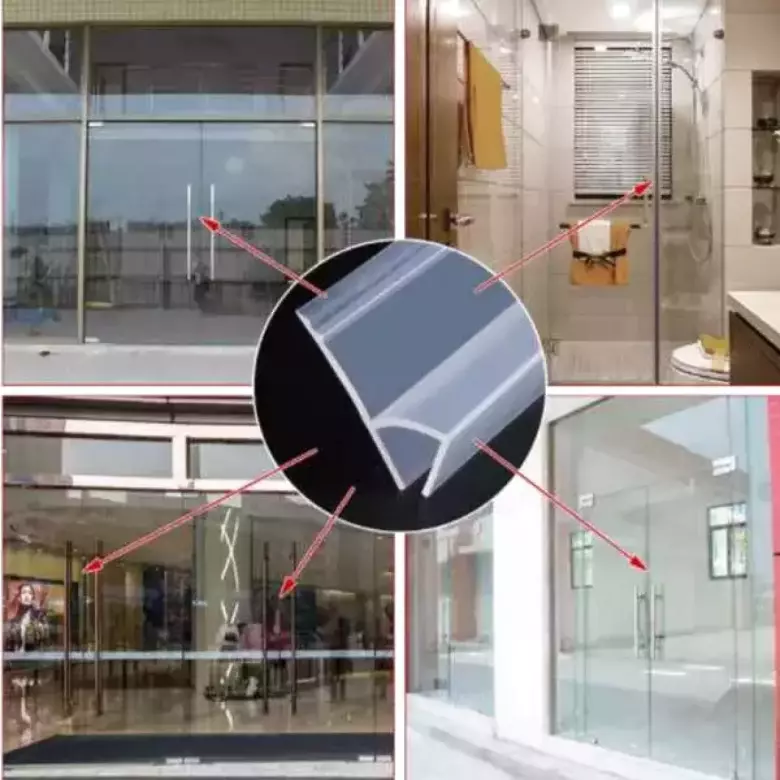 Замена уплотнителей, резины. Ремонт, регулировка стеклянных дверей