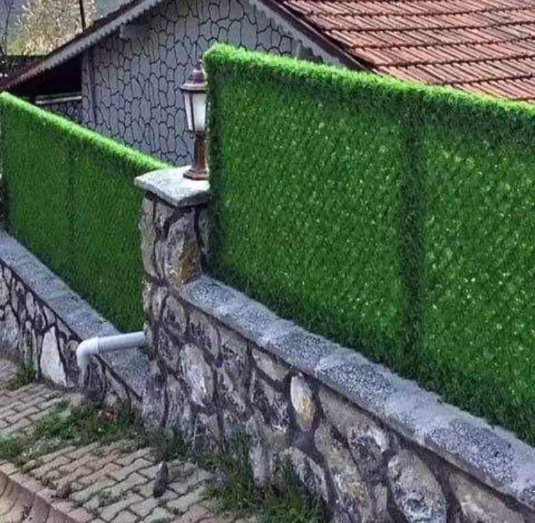 ECODEC GREEN Suniy yashil dekorativ devor Зелёный забор