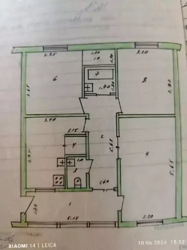 Алмазарский район, Ц-22, Карасарай, Продаётся 3-комнатная квартира