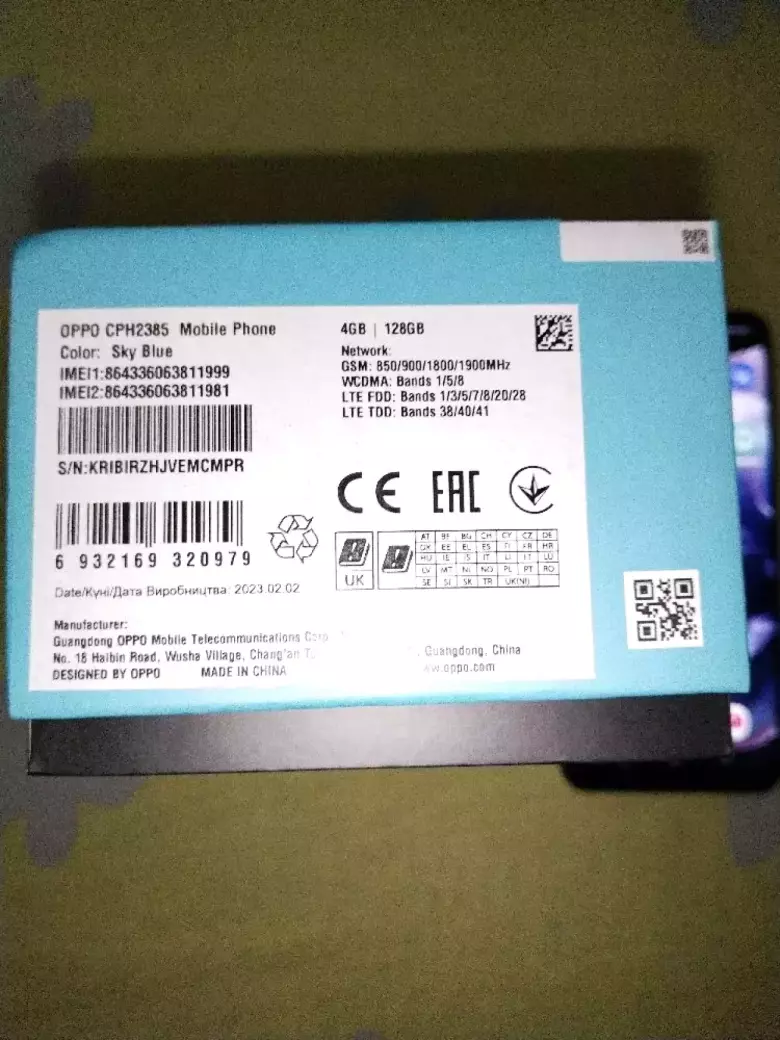 oppo a 57s