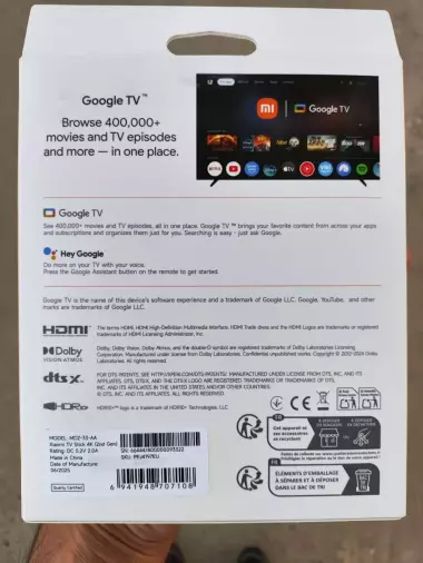 Продаётся новая с гарантией ТВ приставка Mi TV Stick 4K 2-го поколения версия