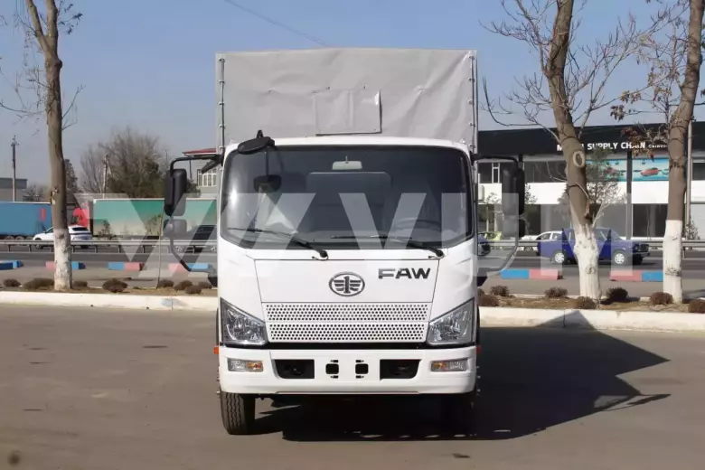 Автофургон бортовой с тентом FAW Tiger VH VUM1110, 4x2, 24,7 м³