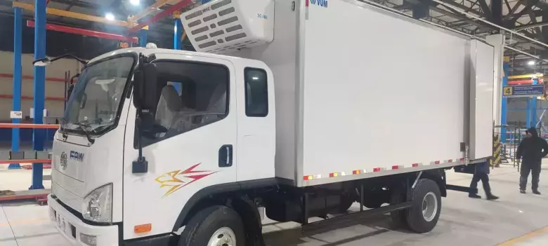 Рефрижераторный автофургон FAW Tiger-V 4x2 (130 л.с. 21 куб.м -20°C)