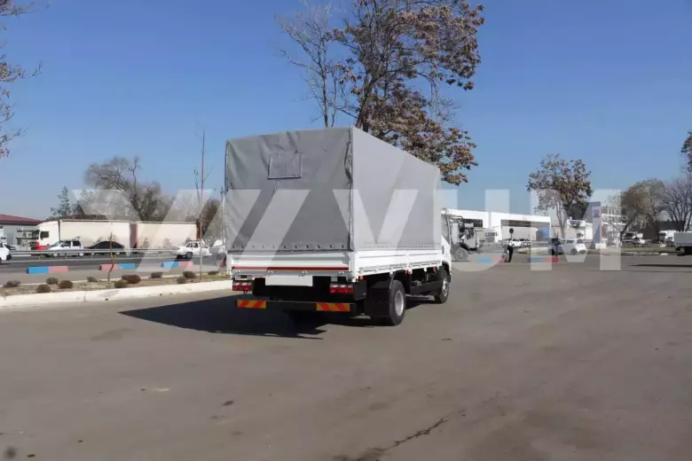 Автофургон бортовой с тентом FAW Tiger VH VUM1110, 4x2, 24,7 м³