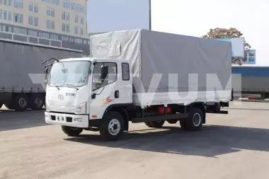 Автофургон бортовой с тентом FAW Tiger VH VUM1110, 4x2, 24,7 м³