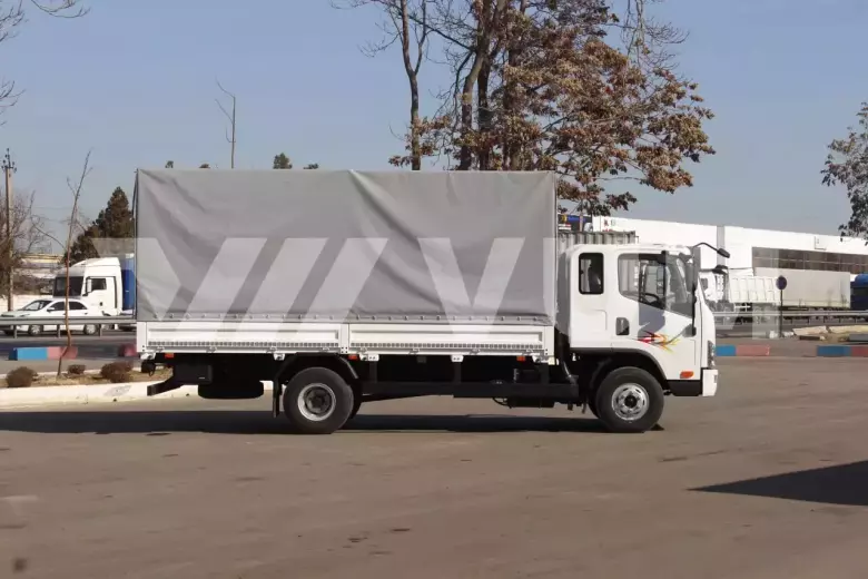 Автофургон бортовой с тентом FAW Tiger VH VUM1110, 4x2, 24,7 м³