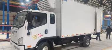 Рефрижераторный автофургон FAW Tiger-V 4x2 (130 л.с. 21 куб.м -5°C)