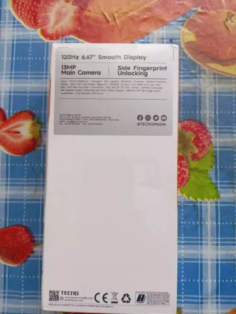 Tecno spark Go1 2025