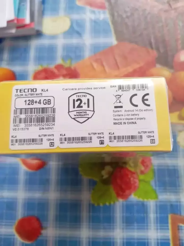 Tecno spark Go1 2025