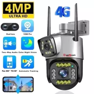 Video kuzatuv kameralari Wifi,4G 360 gradusli