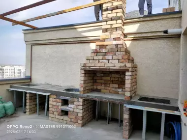 летние кухни барбекю мангал очаг Казань