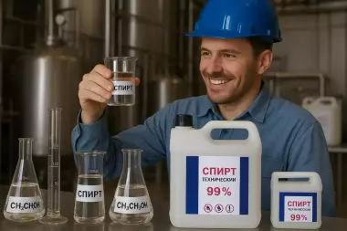 Спирт технический этанол 99%
