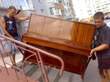 Перевозка пианино, рояля, Авто, грузчики, на ремнях, аккуратно.