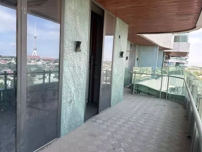 Просторная квартира в ЖК Usta Shirin — 100 м², вид на Телебашню