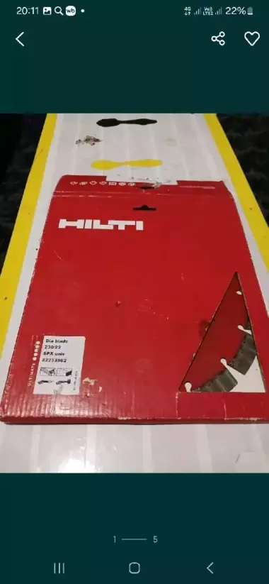 оригинальный алмазный диск хилти 230м