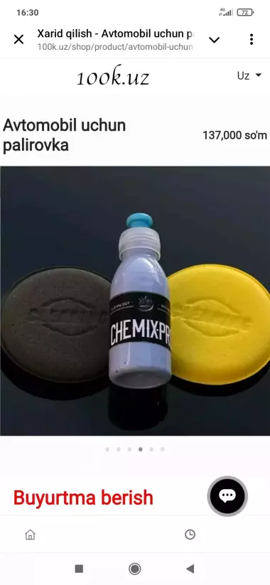 Avtomobil uchun palerovka
