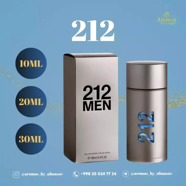 212 MEN – erkaklar uchun atir