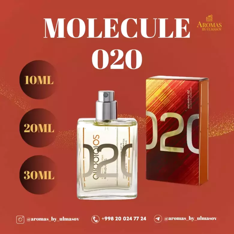 MOLECULE 020 – uniseks atir (erkaklar va ayollar uchun)