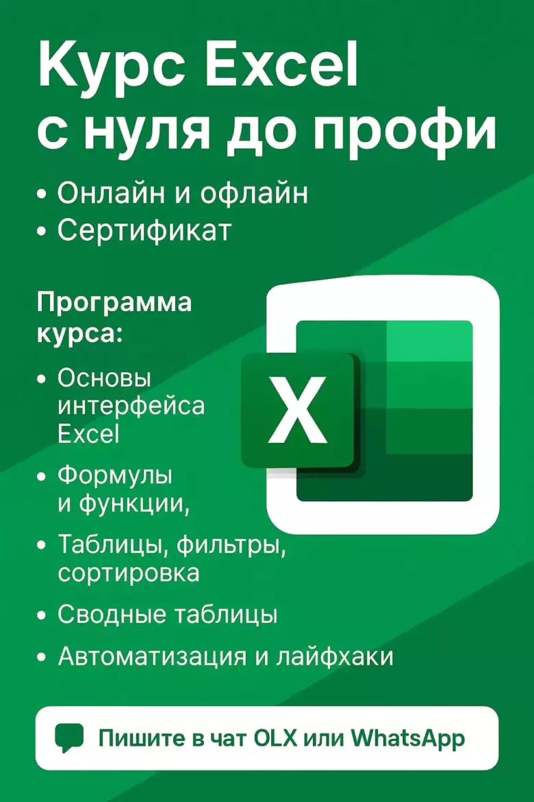Курс Excel с нуля до профи