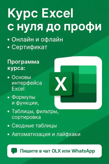 Курс Excel с нуля до профи