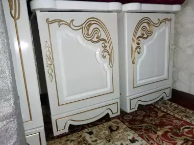 Кровать без матраса 220-170, шкаф, трюмо и две тумбочки