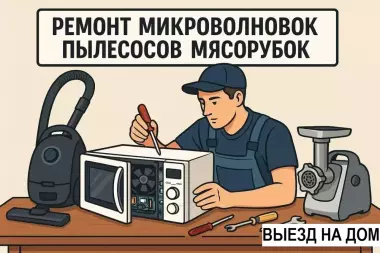 Ремонт Микроволновых печей,Электромясорубок и другой быт.техники.Выезд по Ташкенту 24/7.