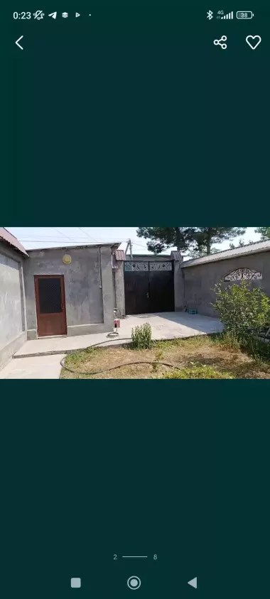 Uy sotiladi Mirobod t Oq uy mahalla Risoviy bozor yaqinida Fayzabod Oqbilol