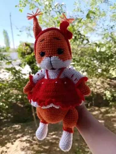 мягкие вязанные игрушки. ручная работа