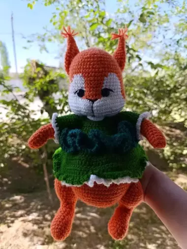 мягкие вязанные игрушки. ручная работа
