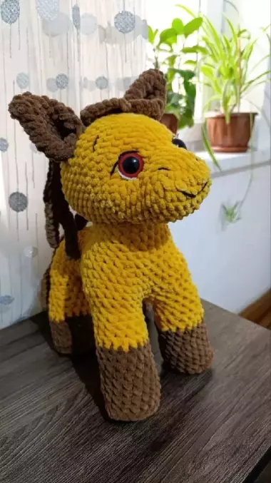 мягкие вязанные игрушки. ручная работа